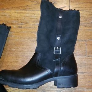 Womens black ugg boots Size 7